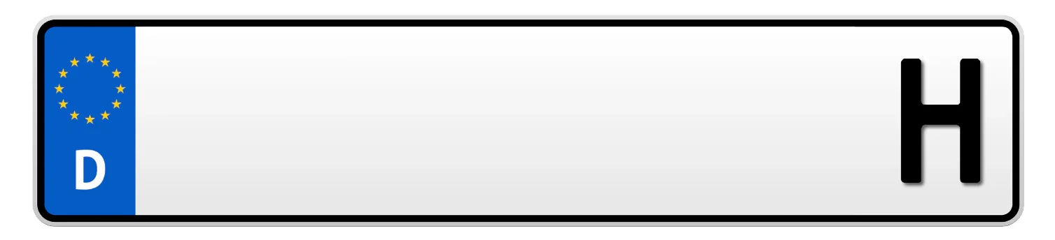 H-Kennzeichen für Oldtimer – DIN-zertifiziert, deutschlandweit zugelassen von Direktschild.de